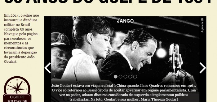 Primeiro especial da Folha sobre os 50 anos do golpe de 1964